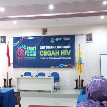 Sosialisasi HIV – AIDS “Satukan Langkah Cegah HIV, Semua Setara Akhiri AIDS” di Universitas Pancasakti Tegal